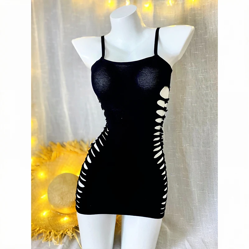 Women Fishnet Cover Up Dress Sexy See Through Hollow Out Elastic Swimwear Beachwear Summer for Music Festival Vacation Party