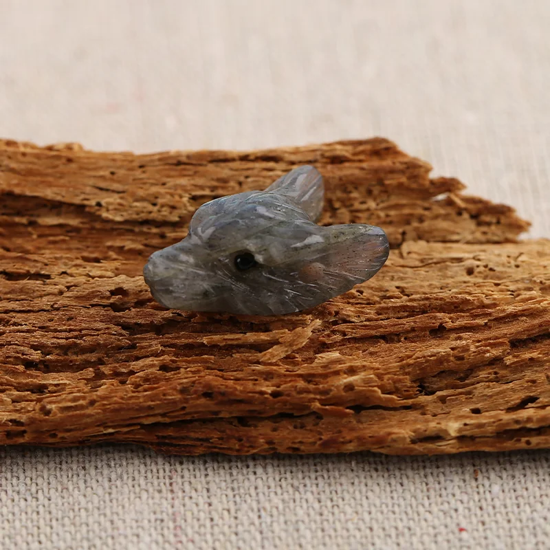 B&F Handmade Labradorite Pendants, Genuine Natural stones beads, Unique Stones for jewelry & DIY Earring Beads