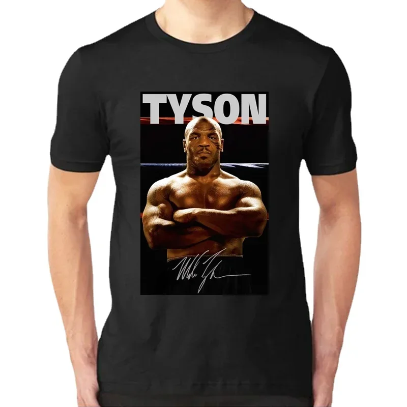 

Футболка Mike Tyson Boxing Hall of Fame, летняя хлопковая мужская футболка с круглым вырезом и короткими рукавами, новый размер S-3XL