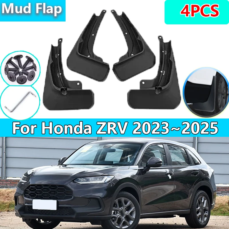 

Car Fender for Honda ZRV RZ ZR-V ZR V HR-V HRV 2023 2024 2025 Mud Guard Rear Antifreeze Wheel Inner Mudflap Mudguard Accessories
