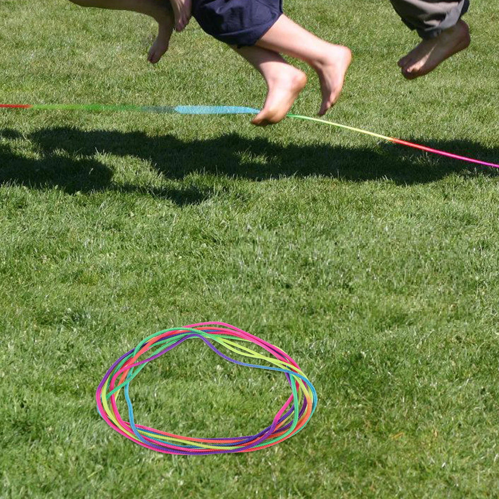 

Elastic Jump Plastic Chinese Jumping Rope Ropes for Kids Outdoor Toys Fitness Toddler Multipurpose Portable Bands Games