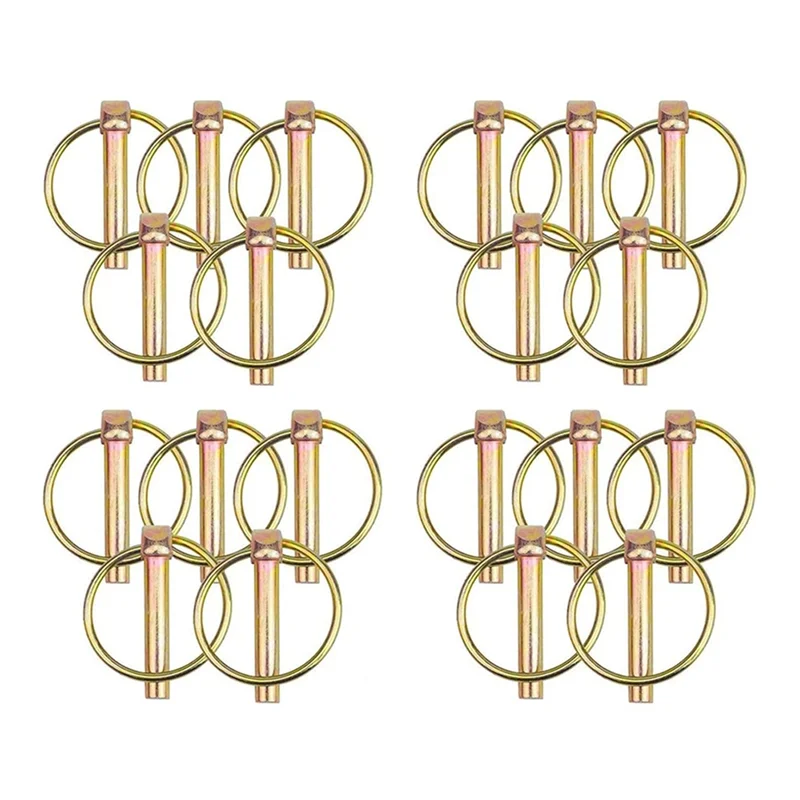 

Для сельскохозяйственного трактора, прицепа, грузовика, косилки, лодки, каяка, 3/16 дюйма, набор зажимов для отсоединения штифтов (20 шт.)