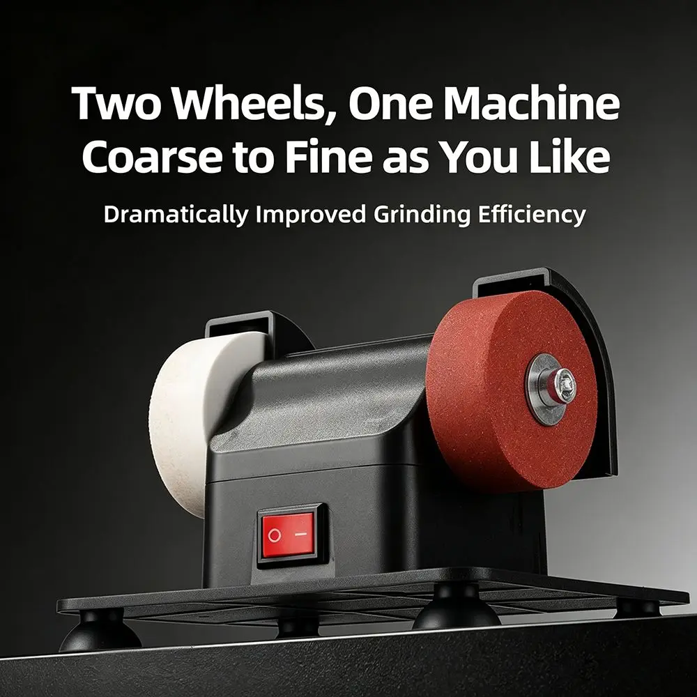 Suction Cup Household Small Grinding Wheel Machine Shock Absorption Non-slip Tabletop Grinding Polishing Machine Stable