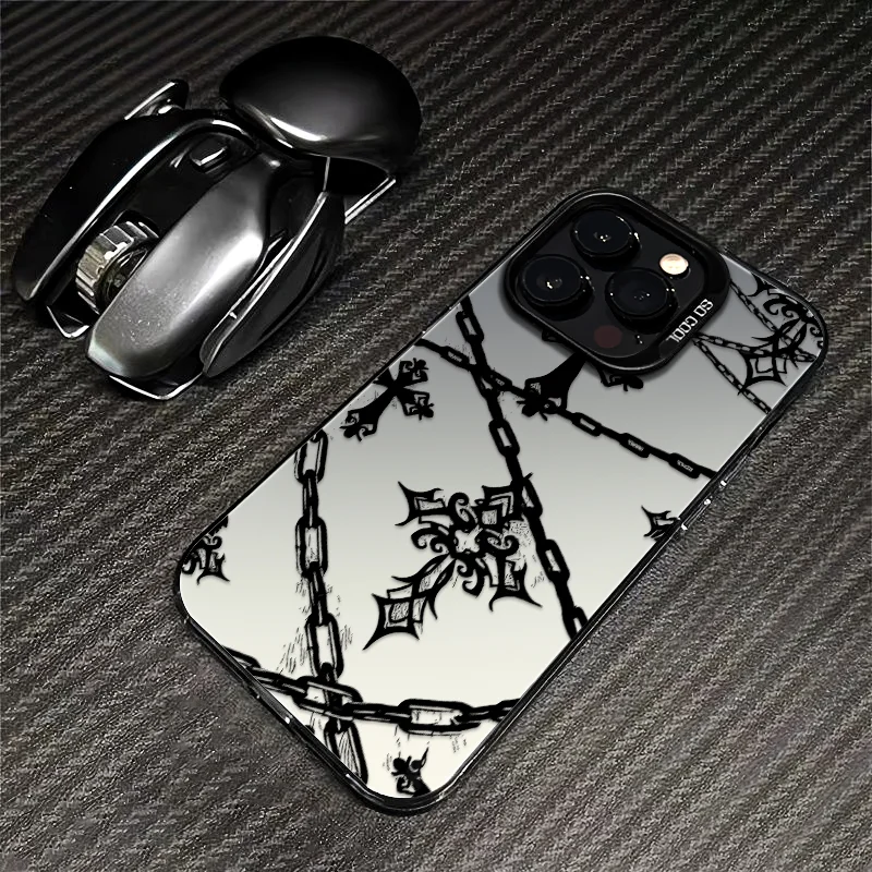 Luxury Gothic Cross Phone Case for Samsung Galaxy S26 S25 S24 S23 S22 S21 S20 Note20 FE Ultra Edge Plus 4G 5G Anti Fall Cover