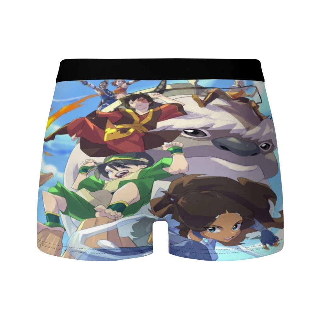 Classic Anime Avatar The Last Airbender  Milk Silk Man Underwear Boxer Men Underpants Men's Panties Boxers Shorts