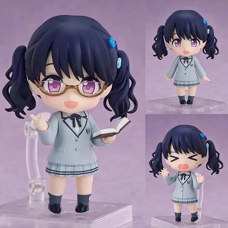 

Фигурки Q-версии Idolmaster Shiny Colors Series с подвижными сменными лицами, модель для декора офисного стола, игрушка