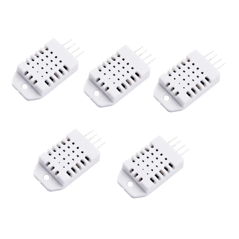 1/5 قطعة DHT22 وحدة استشعار درجة الحرارة والرطوبة الرقمية وحدة درجة الحرارة والرطوبة AM2302