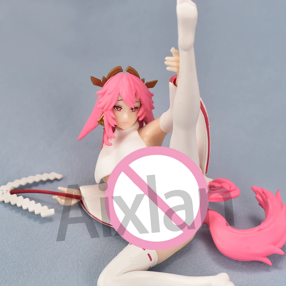 lan 16cm/6in Anime Figure Yae Miko PVC Action Figure Figurine Miss Fox Sexy Girl Collectible Model Toys Kid Gift