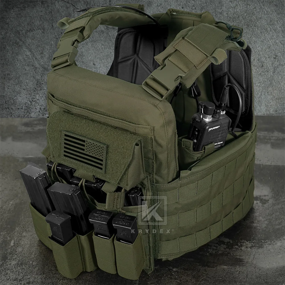 Imagem -03 - Krydex-tactical Molle Shell Munição Pouch Bala Removível Suporte da Bateria Bolsa de Celular Tiro Caça Acessórios