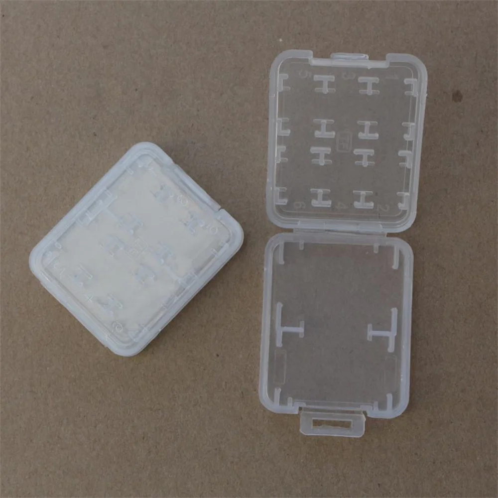 Transparent Box Transparent Material Transparent Strong Storage Portable Transparent And Visible Tf Card Storage Box 3.5g