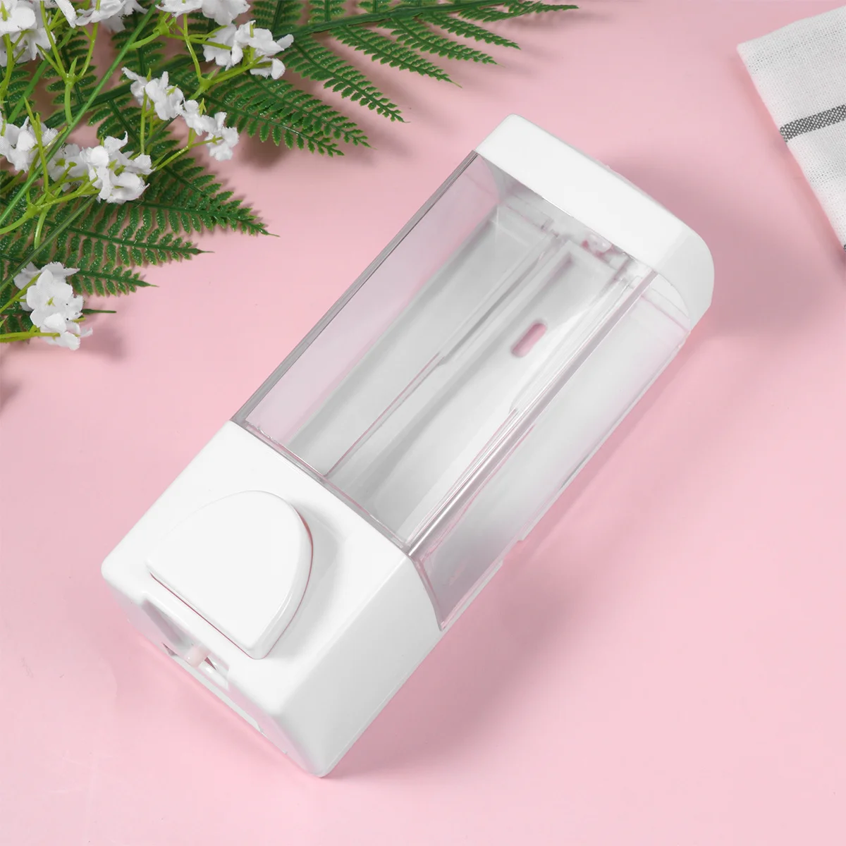 

Дозатор для жидкого мыла настенный, 300 мл, для шампуня, кондиционера, лосьона, крема, многоразовый, для ванной и кухни, 1 шт.