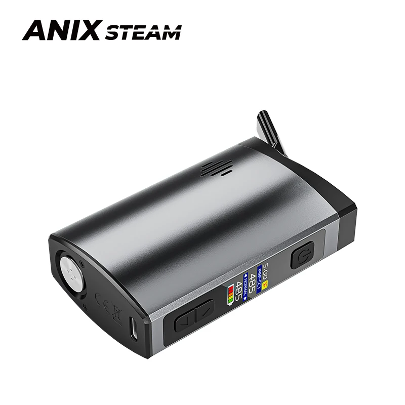 Original Anix Mars Vaporizer 3000mAh Battery Ceramic Heating Chamber Quartz Oven Dry Herbal All In One Vape Box Kit