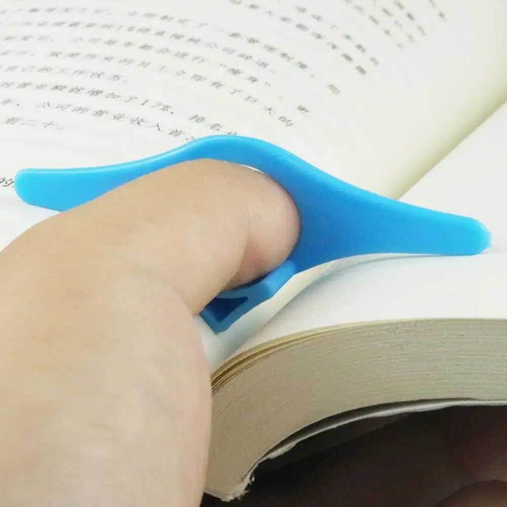 Multi-function Acrylic Thumb Book Support Book Page Holder Book Thumb Holder Convenient Bookmark School Office Supplies 1PC