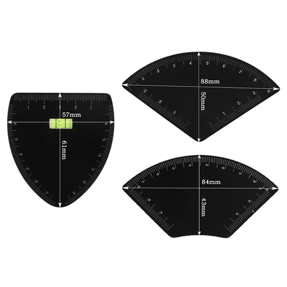 New Fast Drawing Eyebrow Drawing Eyebrow Desgin Ruler Reusable Shaping Makeup Drawing Guide Ruler Mapping Tool for Beginner
