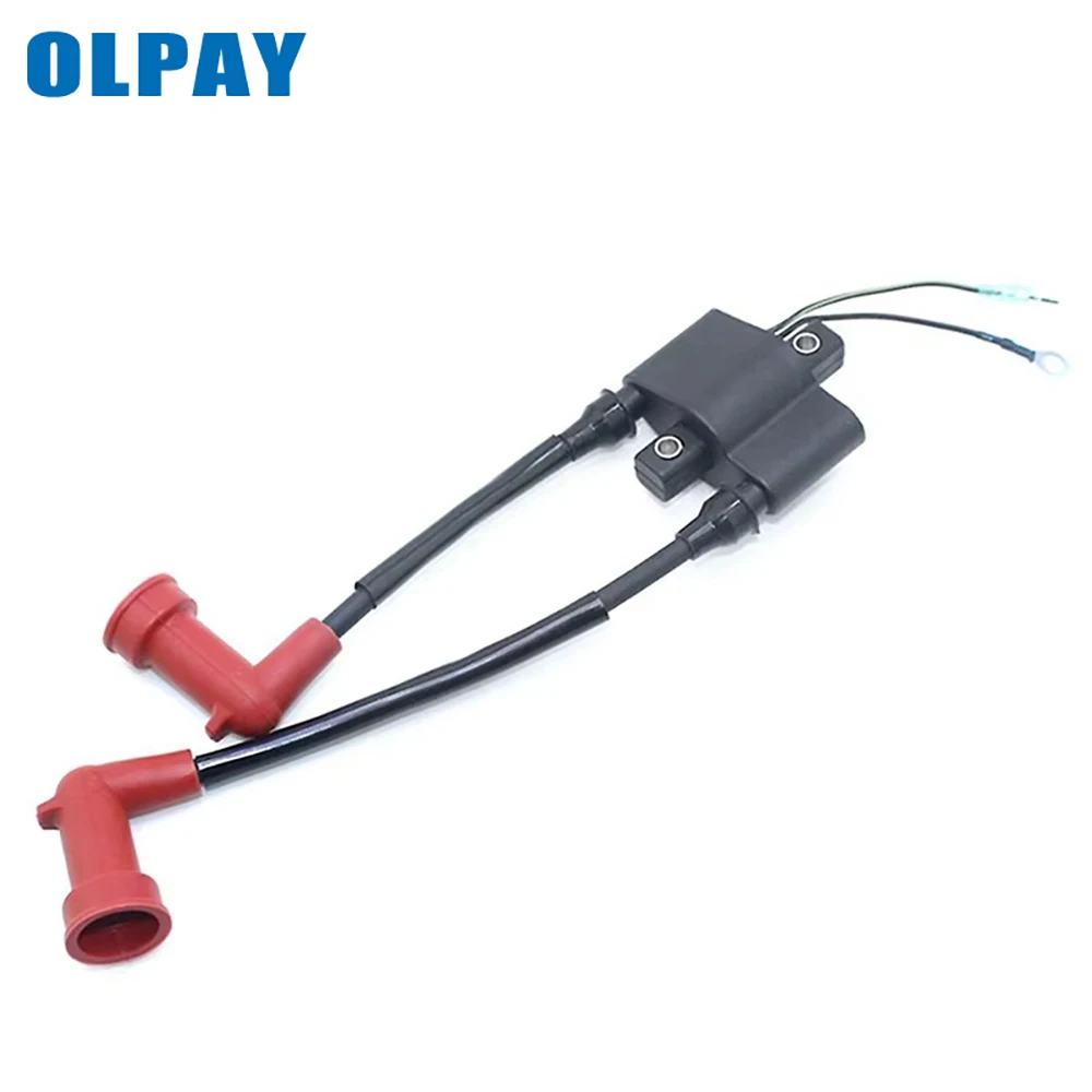 3G2-06040 Ignition Coil For Tohatsu Mercury Engine 25 30HP 160643 with Plug Cap 8M0047311 Accessories Replaces Parts