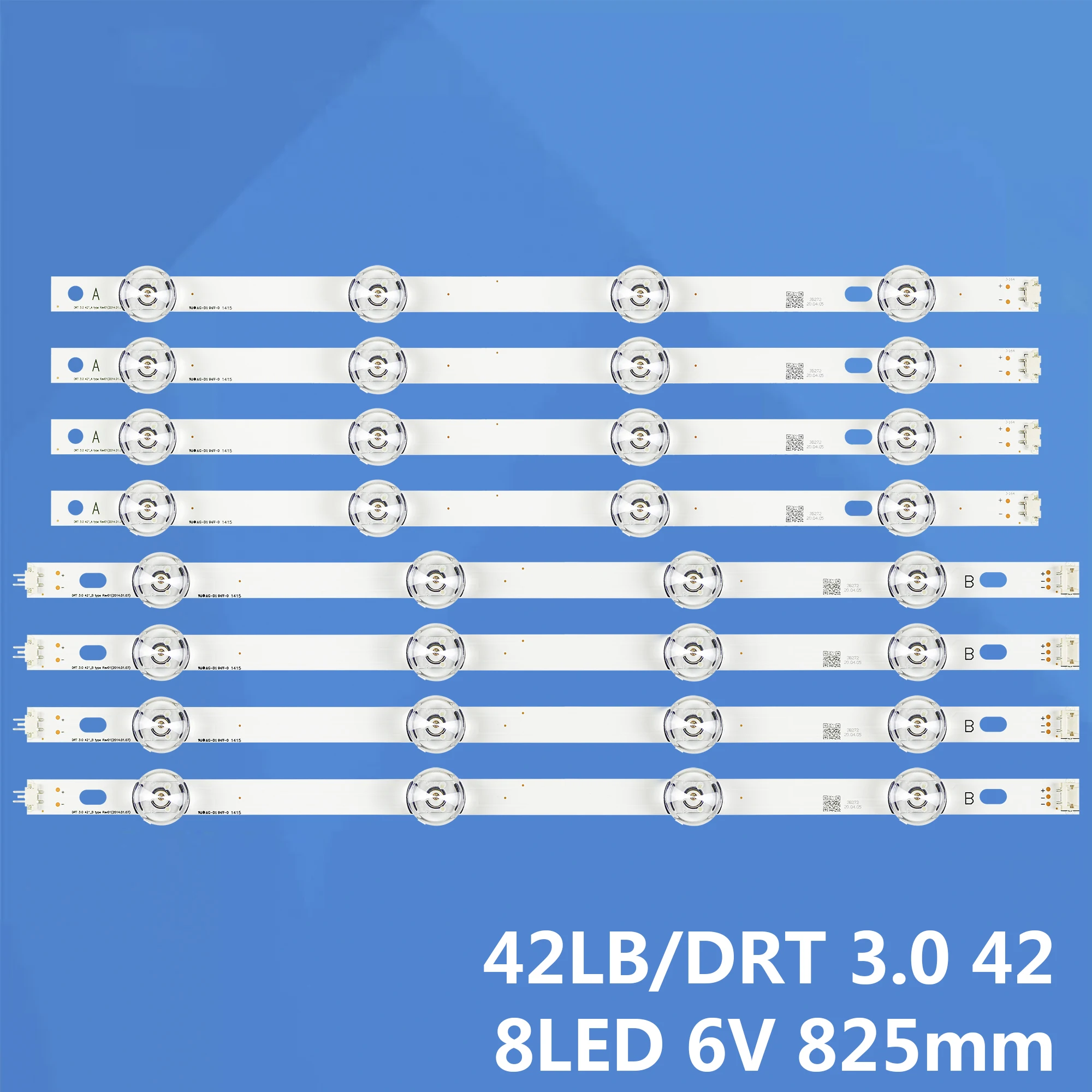 7/14/35kits LED Backlight Strip For LIG TV DRT 3.0 42inch 42LF5800 42LB6200 42LF580V 42LB550A 42LB 42LB560 42LB628V 42LF5610