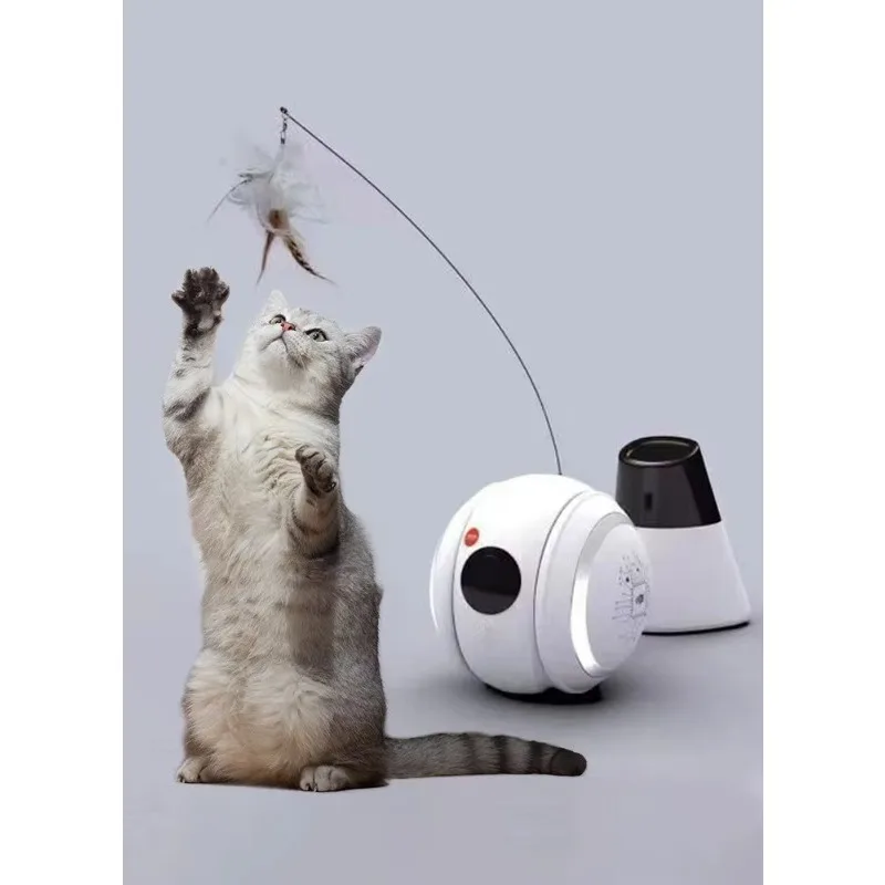 

Interactive Pet Ball with HD WiFi Camera, Auto Rolling Smart Toy for Cat & Dog Companion, App Controlled