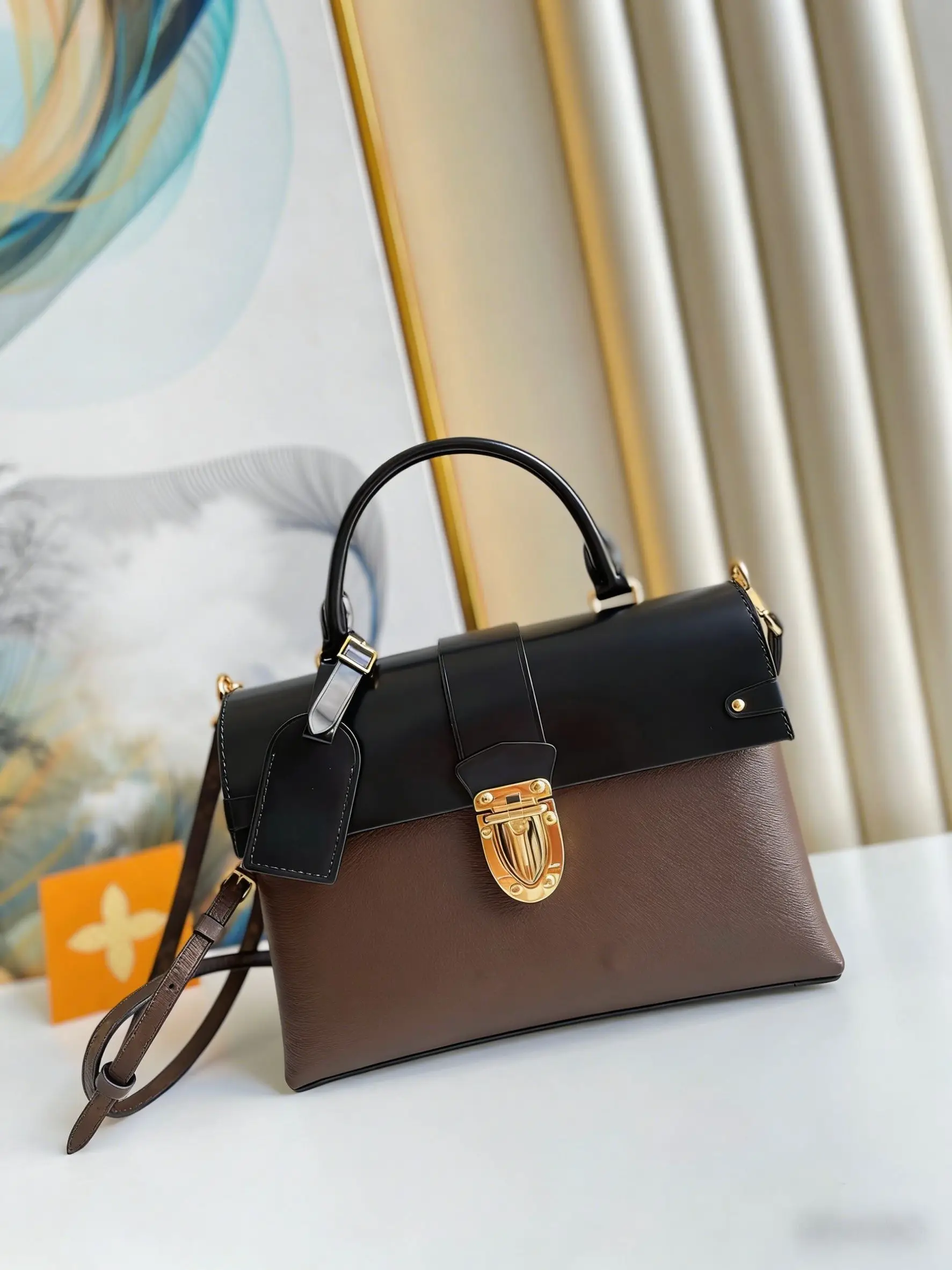 Women's  Real Leather Retro Shoulder Bags Ladies Bag Female Casual Design Luxury Commuting Handbag for Lady