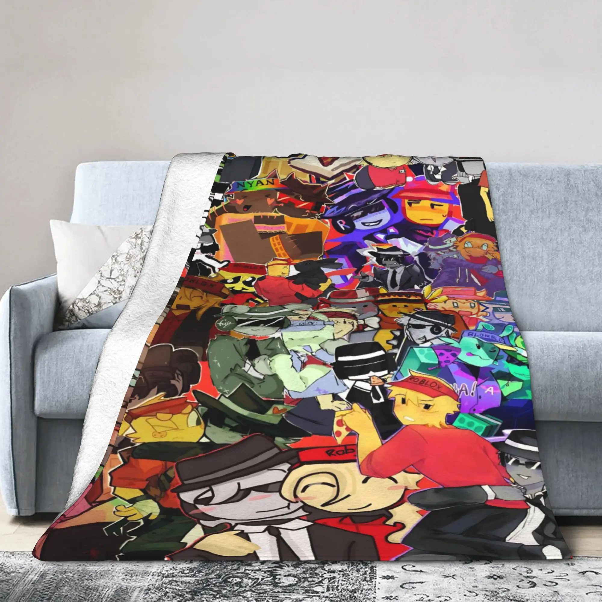 Warm Blankets Travel Bluudude Gubby Spawn Point Bedding Throws Forsaken Game Flannel Bedspread For Chair Novelty Sofa Bed Cover