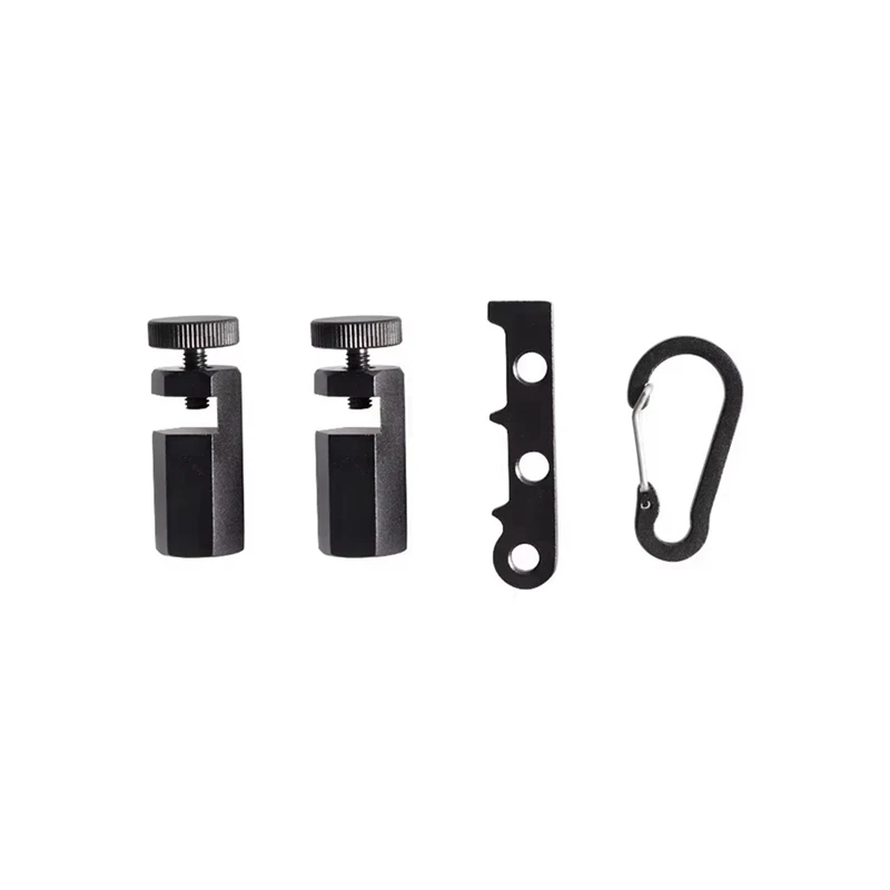 Promotion! Square Auxiliary Jig With Holder And Carabiner Stair Guages Knobs Tool Tall Stair Gauges For Framing Square