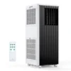 ポータブルエアコン 8000 BTU、3-In-1 AC 冷却ユニット、2 スピード、24 時間タイマー、低ノイズ、部屋オフィス用の迅速な設置 1
