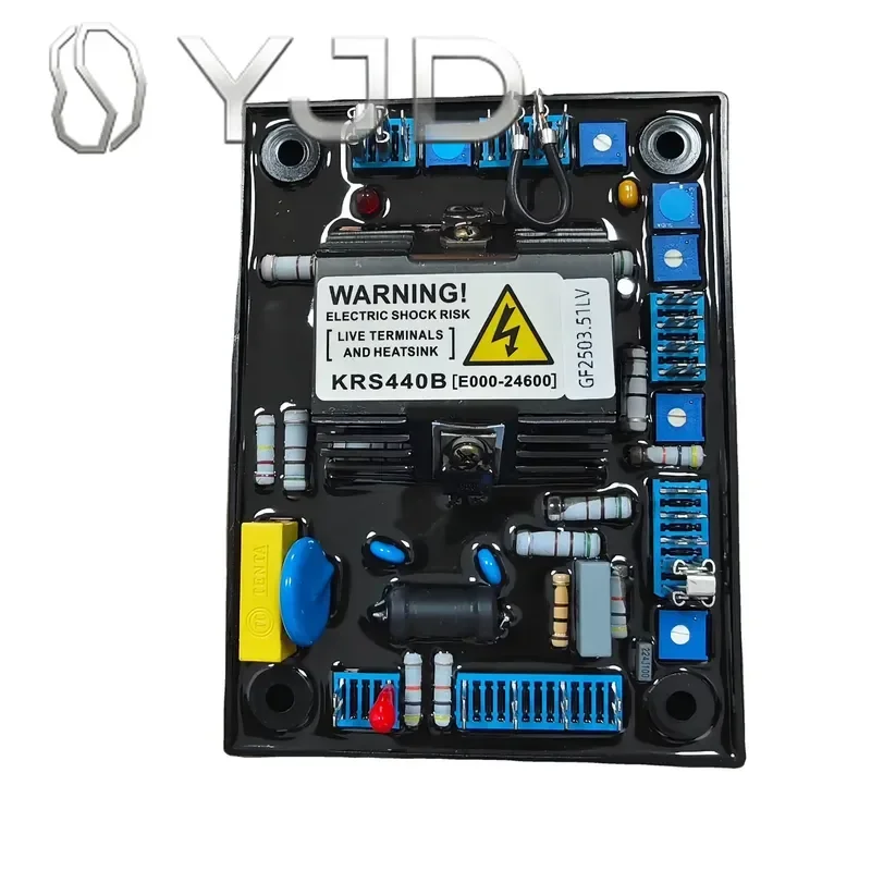 Poweronly AC Alternator Automatic Voltage Regulator AVR 3 Phase Diesel Generator Accessories Plastic Material KRS440B Spare