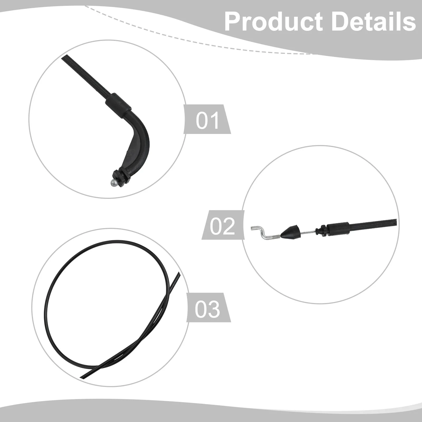 

OEM Q0001973V005 Door Handle Cable Auto Part Replacement High Reliability Brand New Condition Easy Installation