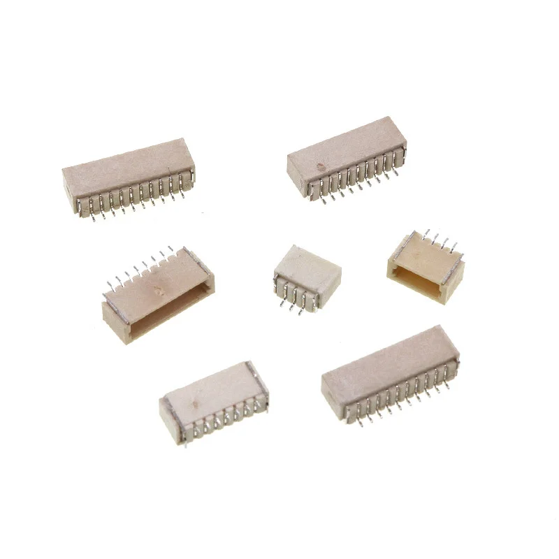 20Pcs JST SH1.0 Connector 1.0mm Pitch SMT Horizontal Socket 2P 3P 4P 5P 6P 7P 8P 9P 10Pin Horizontal Sticker Connectors