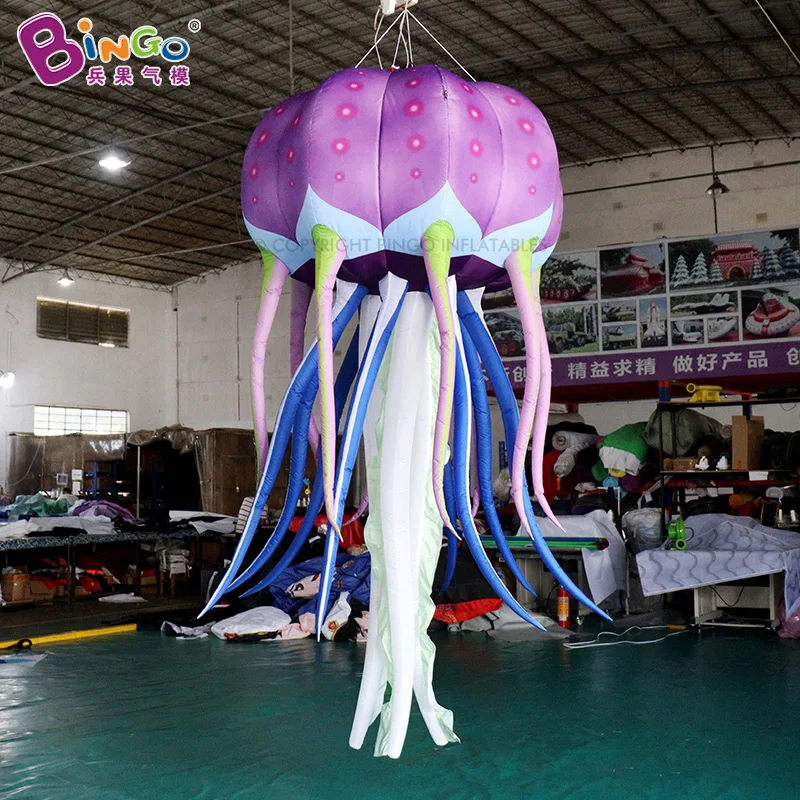 Various Styles Available 3 Meters High Inflatable LED Jellyfish Lamp Jellyfish Light Party Decoration