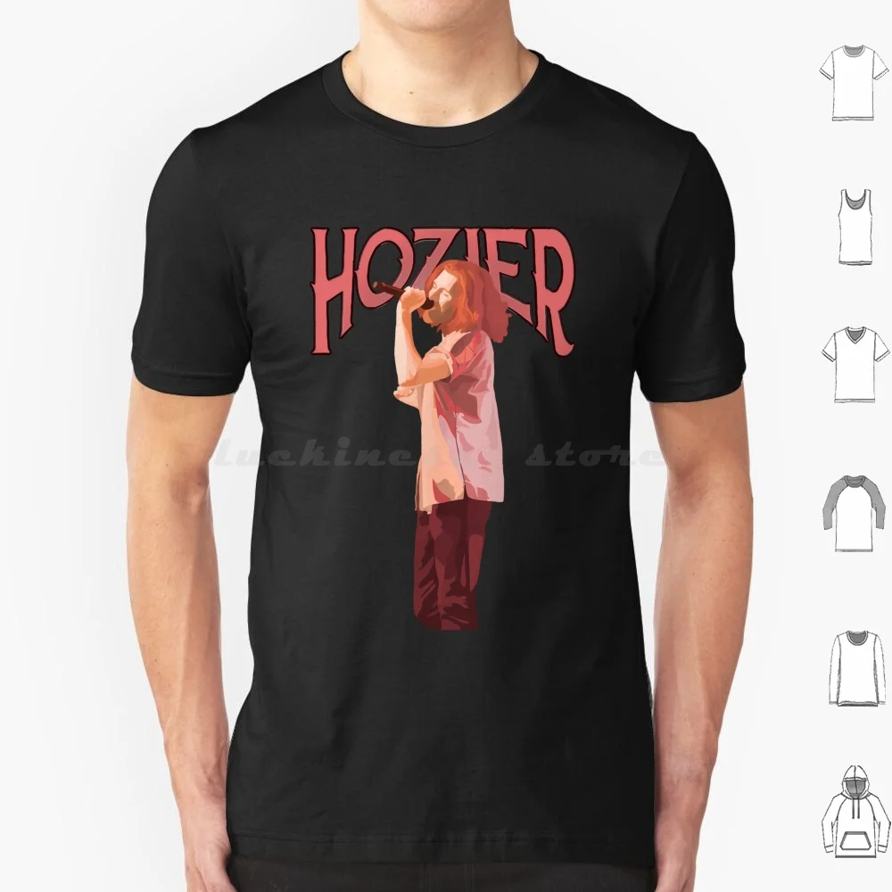 Hozier Illustration-Pink Orange Peach T Shirt Men Women Kids 6xl Hozier Music Unreal Unearth Baby Cherry Wine Take Me To Church