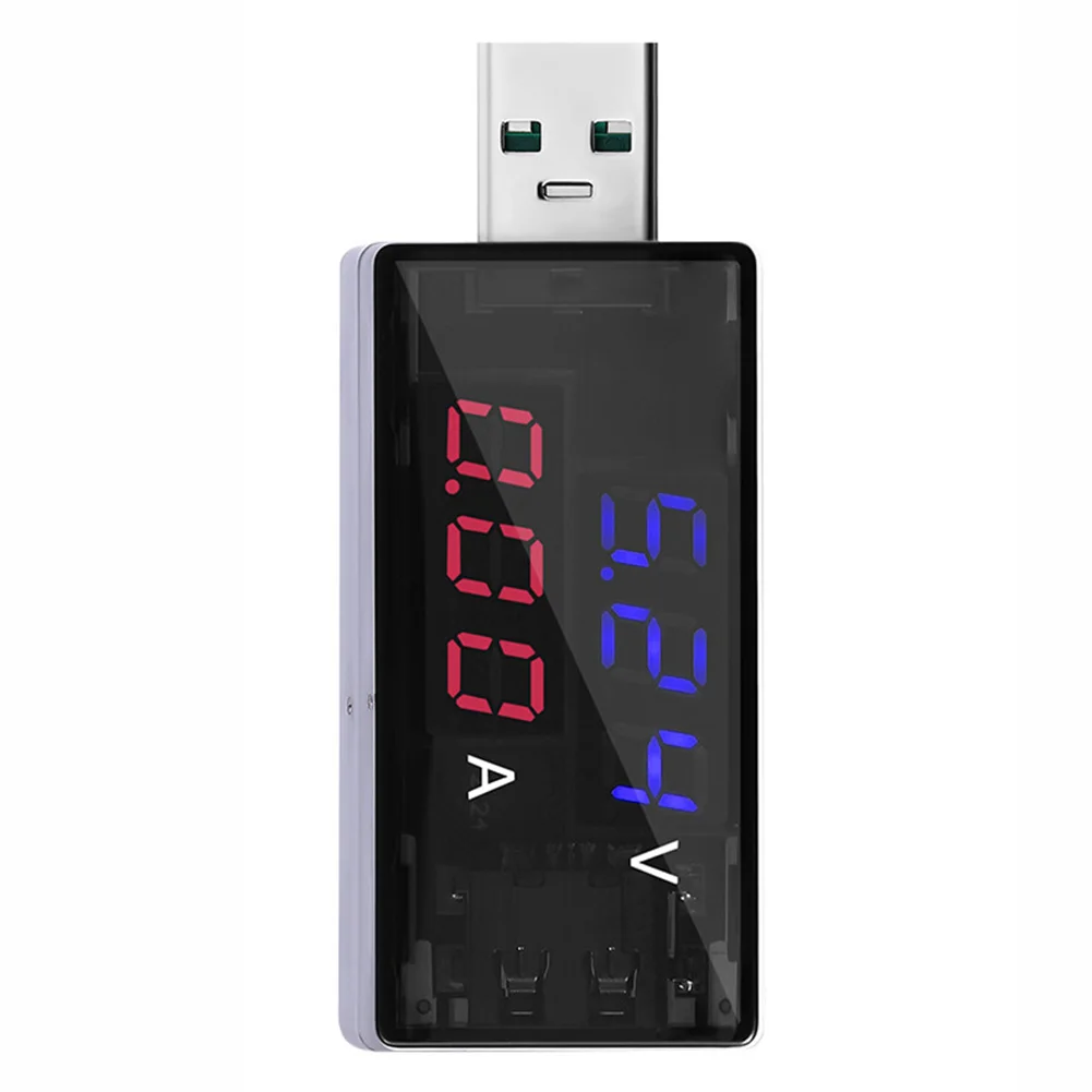 KWS11VA USB Voltage and Current Tester DC 430V Digital Voltmeter with 6 5A USB Charger Power Bank Testing Device