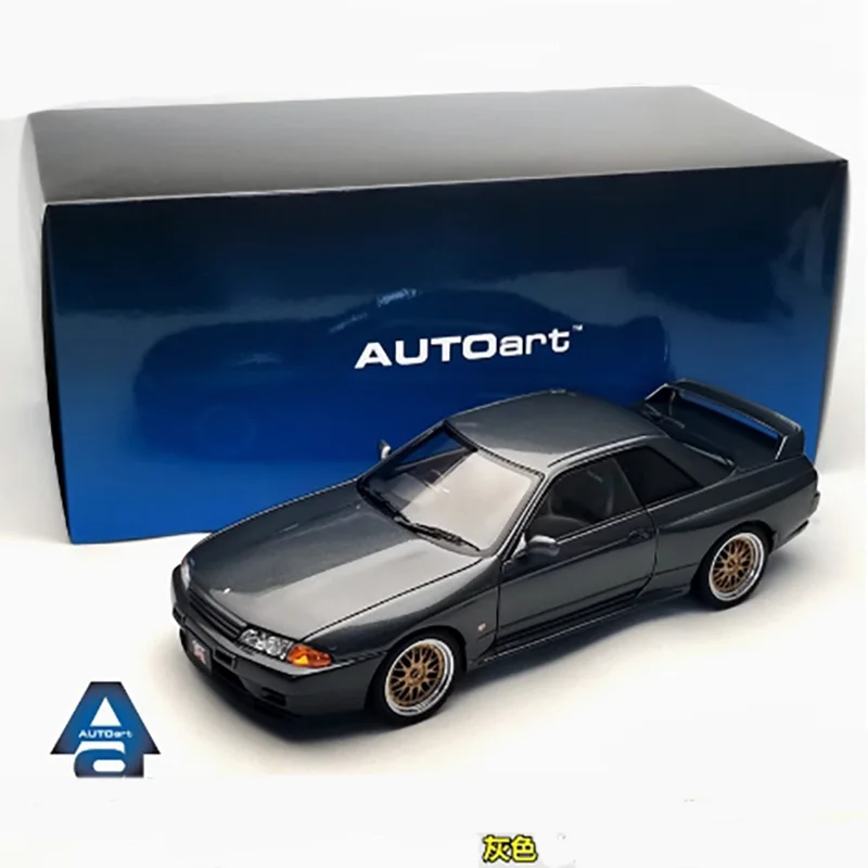 ミニカー AUTOart 1/18 NISSAN SKYLINE GT-R R32 AUTOart 1/18 Nissan Skyline GT-R R32 Plain Body Blue Limited