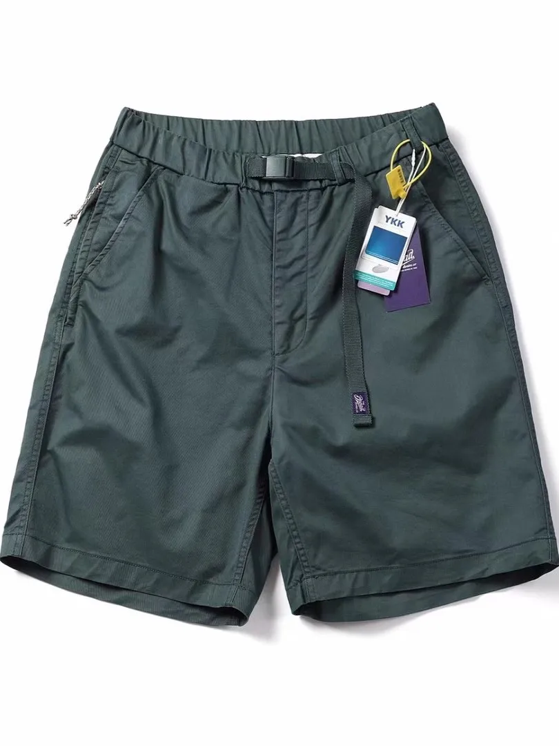 

New 2025 American Sle Vintage Loose Cotton Workwear orts Streetwear Casual Japanese Loose Straight Five-Point Pants