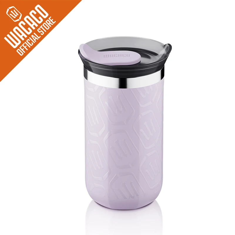WACACO Octaroma Koffiemok - Keramische binnenkant, dubbelwandig roestvrij staal, 180ml & 300ml geïsoleerde reismok