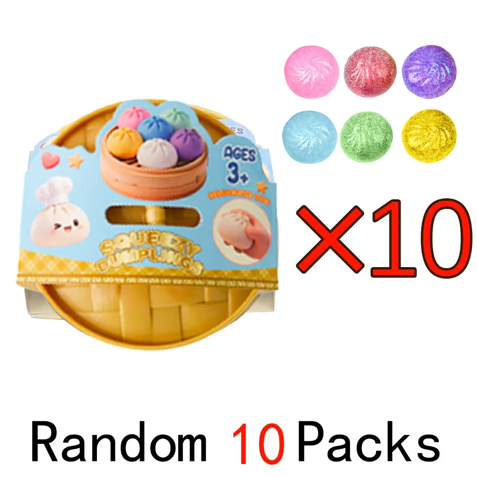 Grote Dumpling Squishy Stressballetjes met Stoomfunctie Herbruikbare Rebound Knijpverlichters Speelgoed Deegbal Kantoor Cadeaus