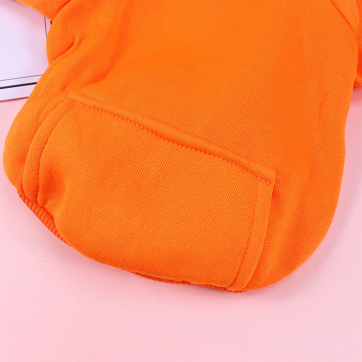 

Pet Clothes Warm Hoodie Dog Winter Coats Orange Apparel Sweater Puppy Outfit Fashion Autumn Keep Long Wear Easy Photos