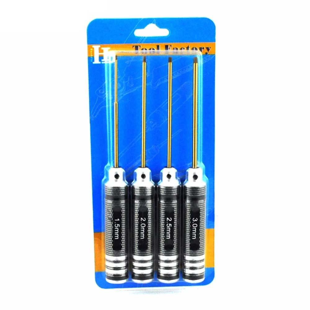 Hex Schroevendraaier Schroevendraaier Set 1.5mm 2.0mm 2.5mm 3.0mm Hexagon Tool Kit Voor FPV Racing Drone Heli Vliegtuigen Auto Boot RC Onderdelen