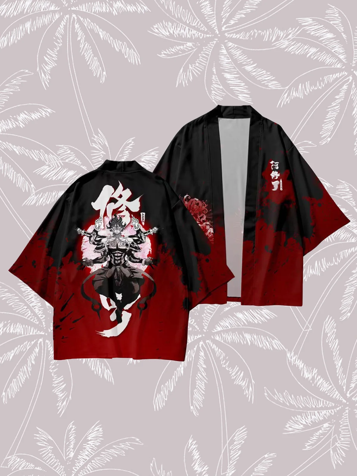 ساكورا كيمونو موضة الصيف للسيدات هاوري يوكاتا ملابس الشاطئ اليابانية للرجال سترة هاراجوكو كيمونوس الهانبوك ملابس الشارع كبيرة الحجم