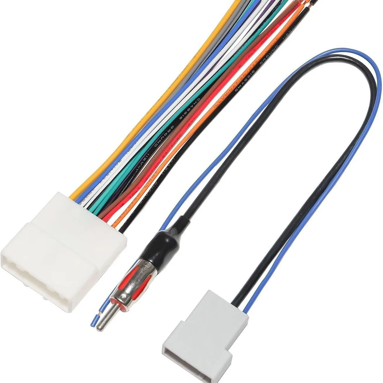 

For Nissan LIVINA Sylphy Qashqai TIIDA Teana Original Audio CD player female pigtail plugs