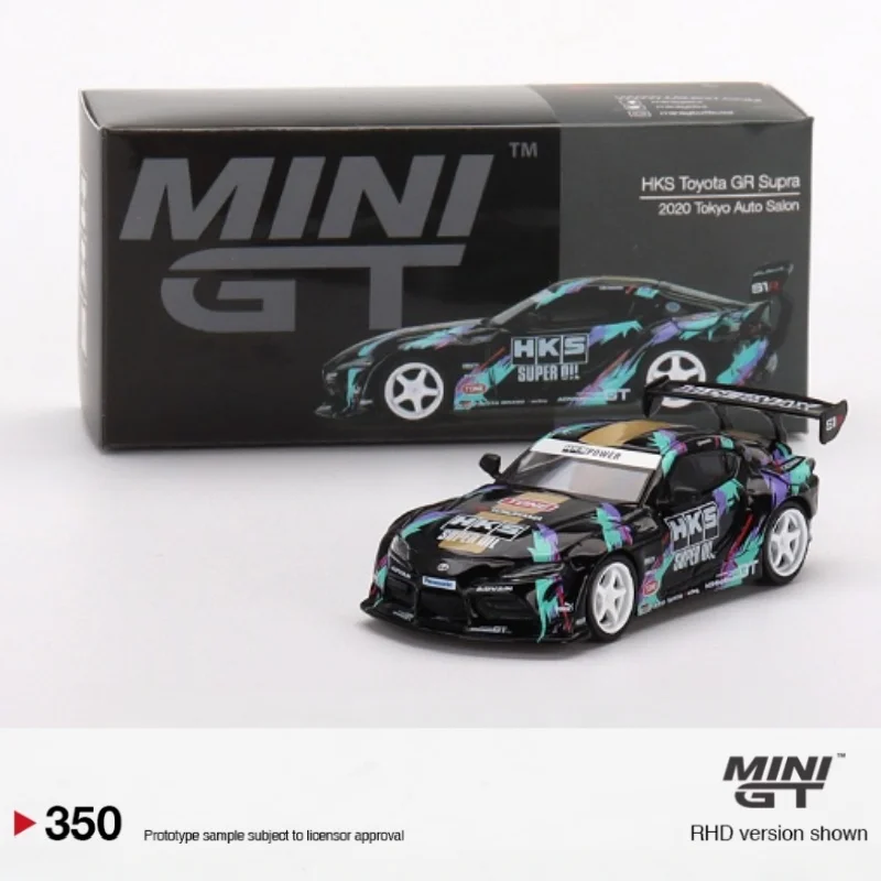 1:64 en stock HKS TGR SUPRA 2020 TOKYO AUTO SALON modelo de coche fundido a presión de aleación, figura para adultos, juguete para niños, regalo para niños