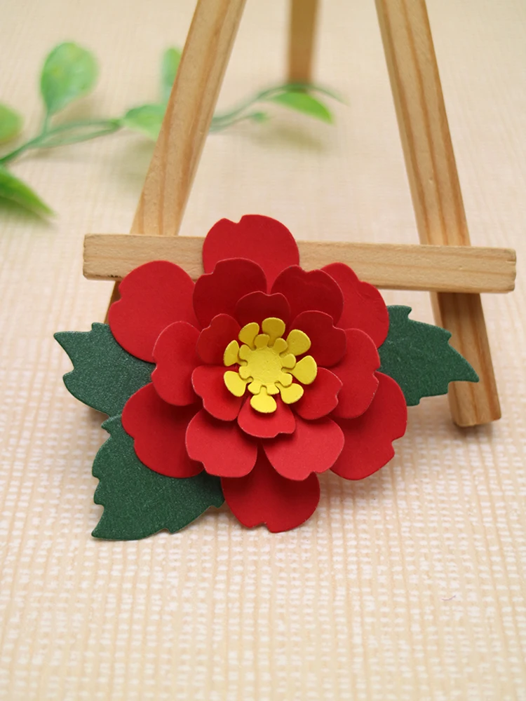 Flowers Craft Die Cut Cutting Dies Frame Metal Embossing Scrapbook DIY Classroom Educational Decorative