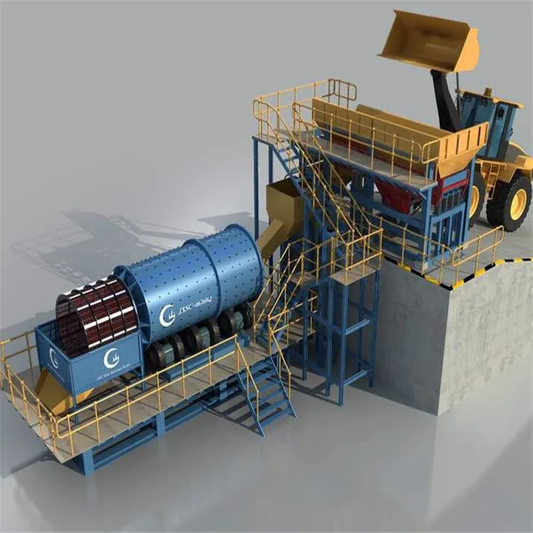 Clay Wash Cleaning Gouderts en Diamond Trommel Wash Plant