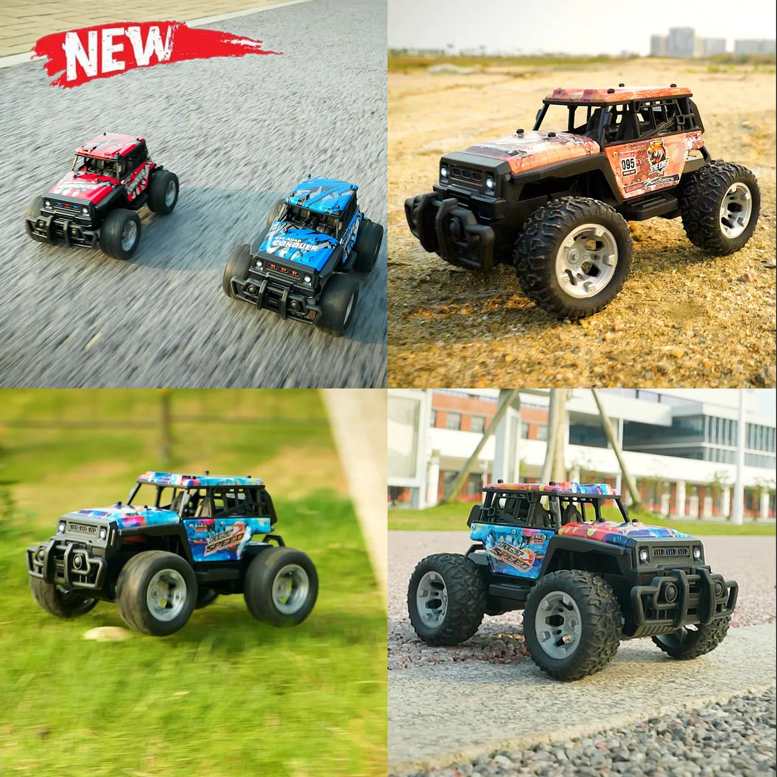 1:20 Drift Racing Vehicle  2.4Ghz High-Speed All-terrain Outdoor Electric Toy Car Off Road Remote Control Car With LED Light