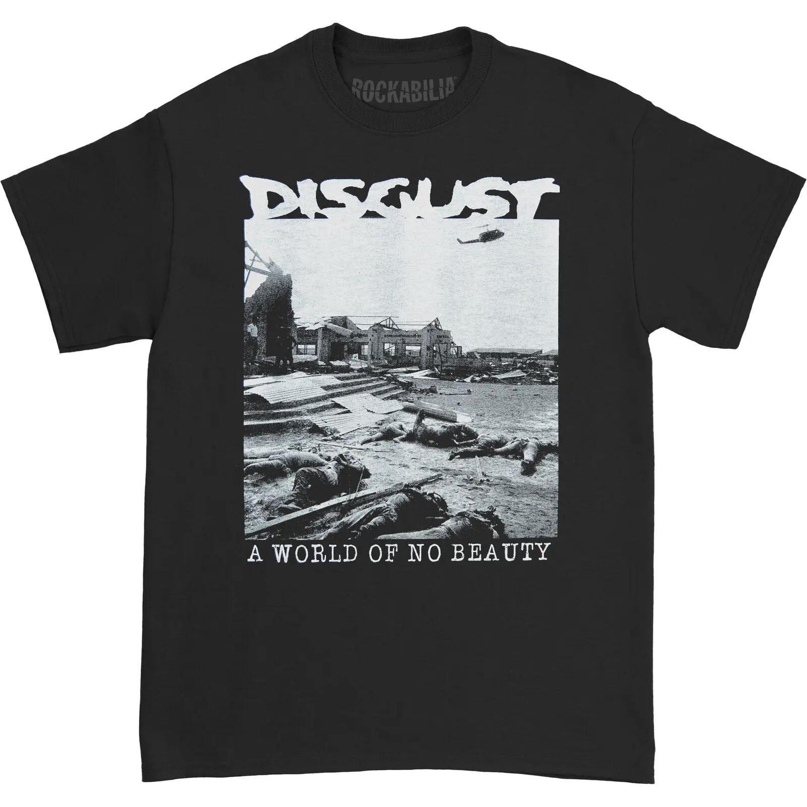 

Мужская футболка Disgust A World of No Beauty XX-Large, черная