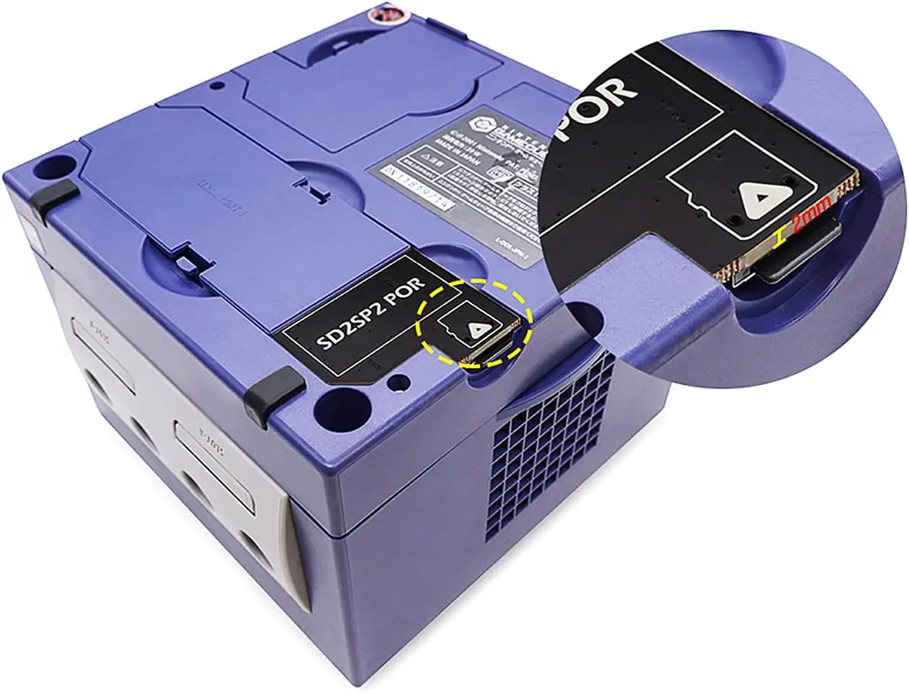 Адаптер карт Micro SD Устройство чтения карт TF для последовательного порта Gamecube 2.