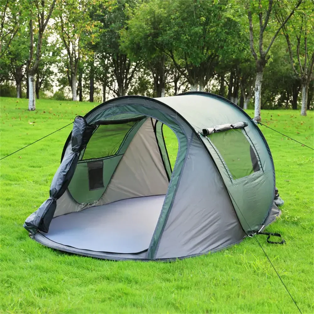 

Outdoor camping hand-thrown tent, no need to set up quick-open tent, fully automatic travel tent, camping rainproof boat tent