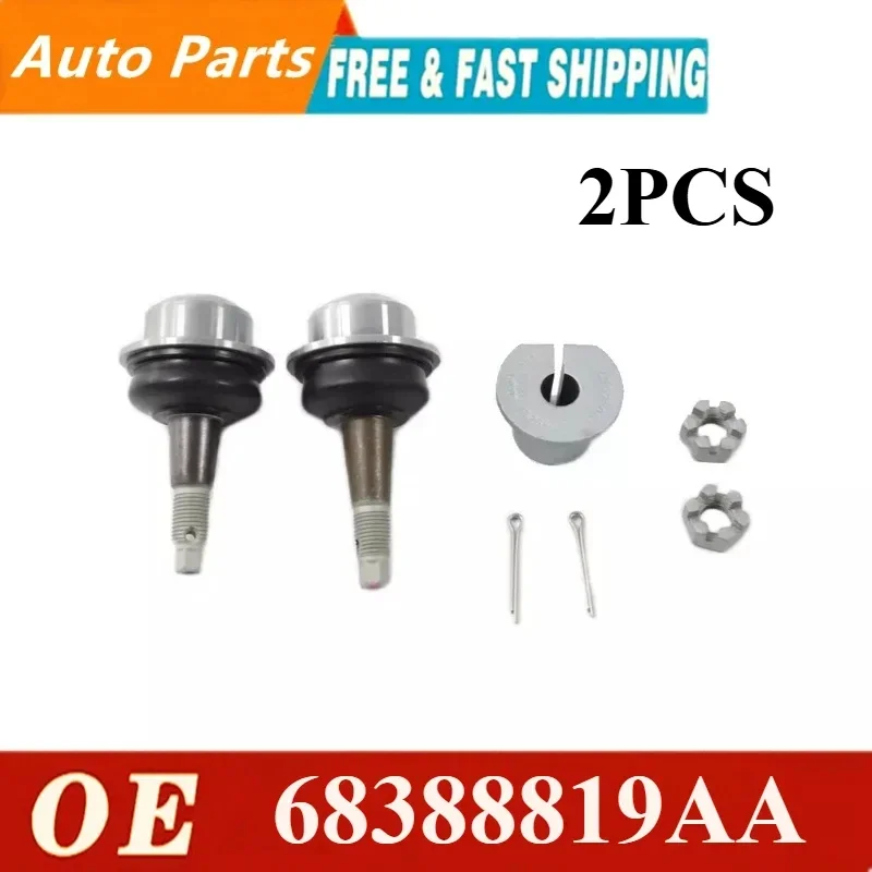 2PCS Ball Joint Fit For Jeep Wrangler JL, J6, Gladiator JT 2018-2024 68388819AA  68531030AB  68388819