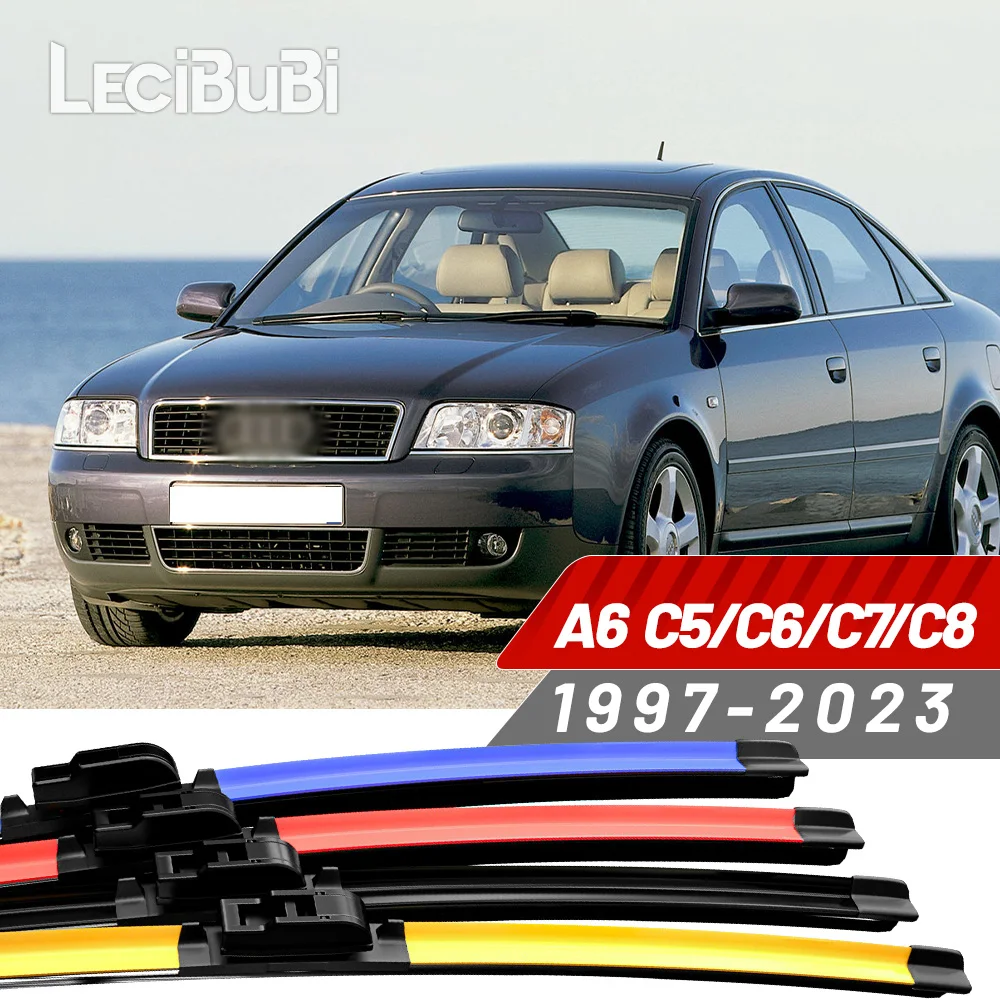

2 шт. для Audi A6 C5 C6 C7 C8 1997-2023 2017 2018 2019 2020 2021 2022 2023 2024 щетки стеклоочистителя переднего стекла дворники