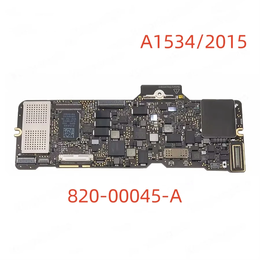 A1534 820-00045-A 820-00244-A motherboard for MacBook Retina, 12 inch logic board, 256/512GB, 2015, 2016, 2017