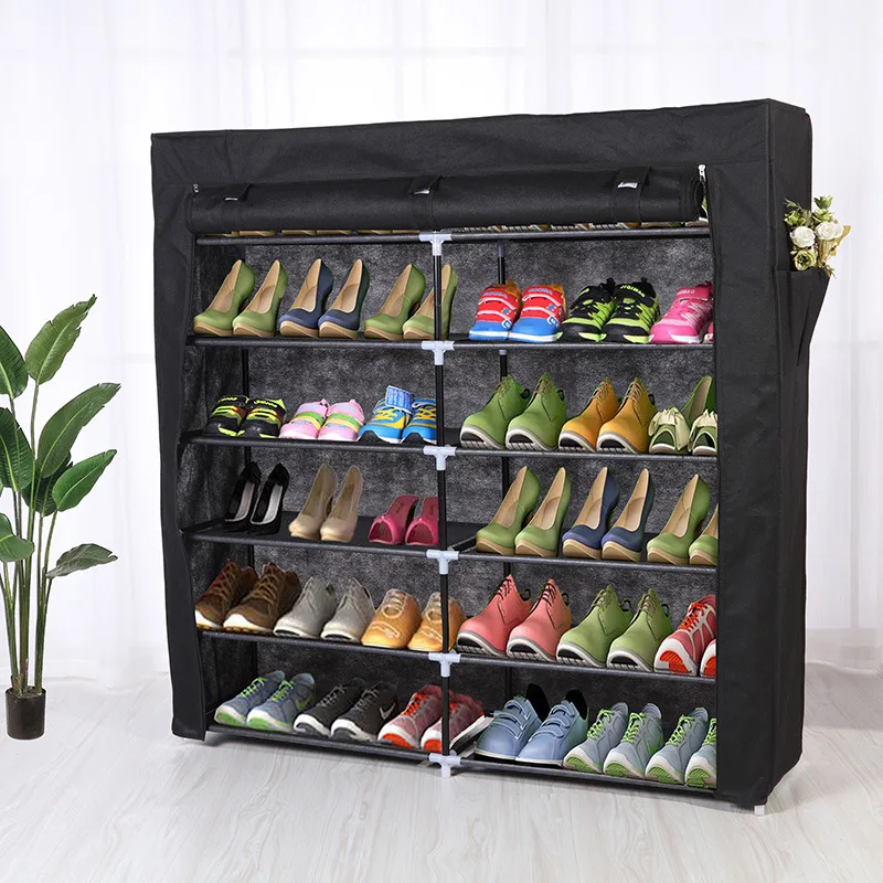 

UI588-Storage double row dustproof shoe cabinet